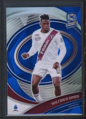2021-22 WILFRIED SINGO 10/49 PANINI CHRONICLES SPECTRA SERIE A BLUE  - Image 1 of 2