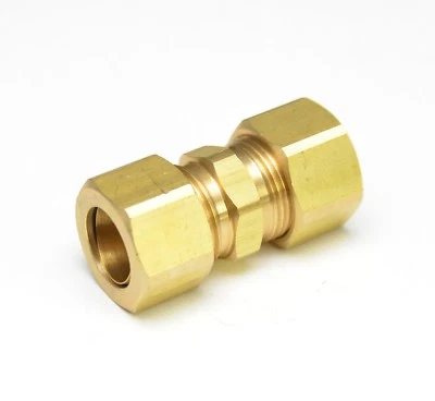 Compression Union Straight Joiner Copper Fitting 5/8 Od Tube Air Gas Water Hvac - Image 1 of 4