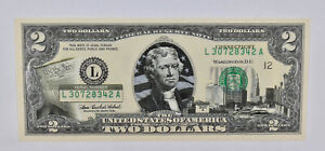 2003-A San Francisco, CA 'State Overlay' LTD Edition $2 FRN Note Colorized *728