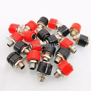 AU Stock 20x 4mm Banana Plug Female Jack Socket Speaker Connector Red Black 312A - Picture 1 of 4