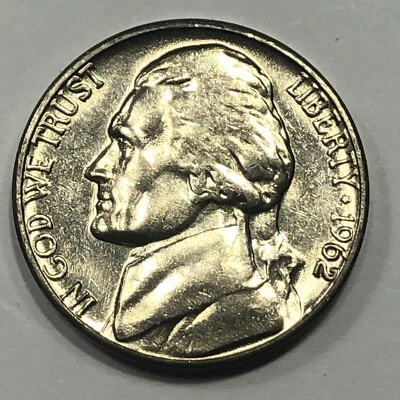 1962-D  Jefferson 5 cent - Uncirculated - Image 1 of 2
