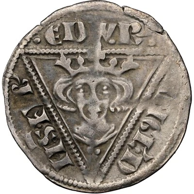 Ireland - 1279-84 Edward I - Penny - Waterford - NGC VF Details - GREAT PORTRAIT - Image 1 of 4