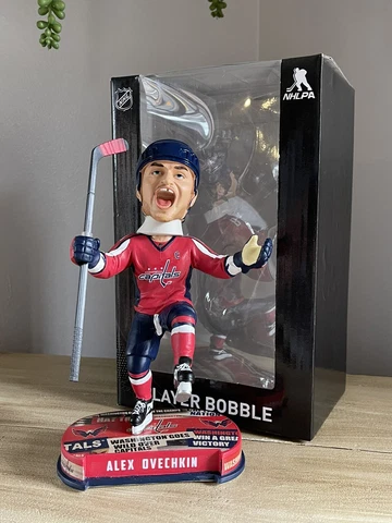 ALEX OVECHKIN Washington Capitals 2017 NHL “Headlines Base” Bobblehead NIB! Cover