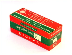 SEHR SELTEN: FILM BIOPAN FORMAT 620, 8-16 ANSICHTEN TOP ZUSTAND MADE IN FRANCE * - Bild 1 von 1