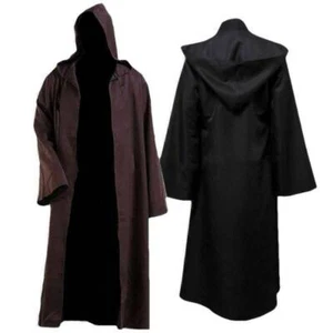 Star Wars Jedi Knight Skywalker Obi-Wan Kenobi Cosplay Costume Robe Cloak Adult- - Picture 1 of 6