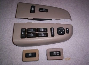 00-02 Chevy Suburban Tahoe Yukon set of all 4 front & rear power window switch - Picture 1 of 1