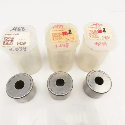 Mate Precision Tooling Misc. Round Turret Dies .437 .437 .468 + Tol Lot/3 - Image 1 of 4