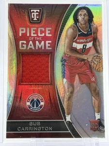 2024-25 Totally Certified BUB CARRINGTON #POG-BCG Piece of the Game Rookie ππ - Picture 1 of 2