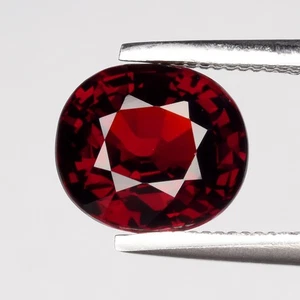 💎 2.07ct IF Cushion Natural Orangish Red Spessartite Garnet - Africa Gemstone - Picture 1 of 4