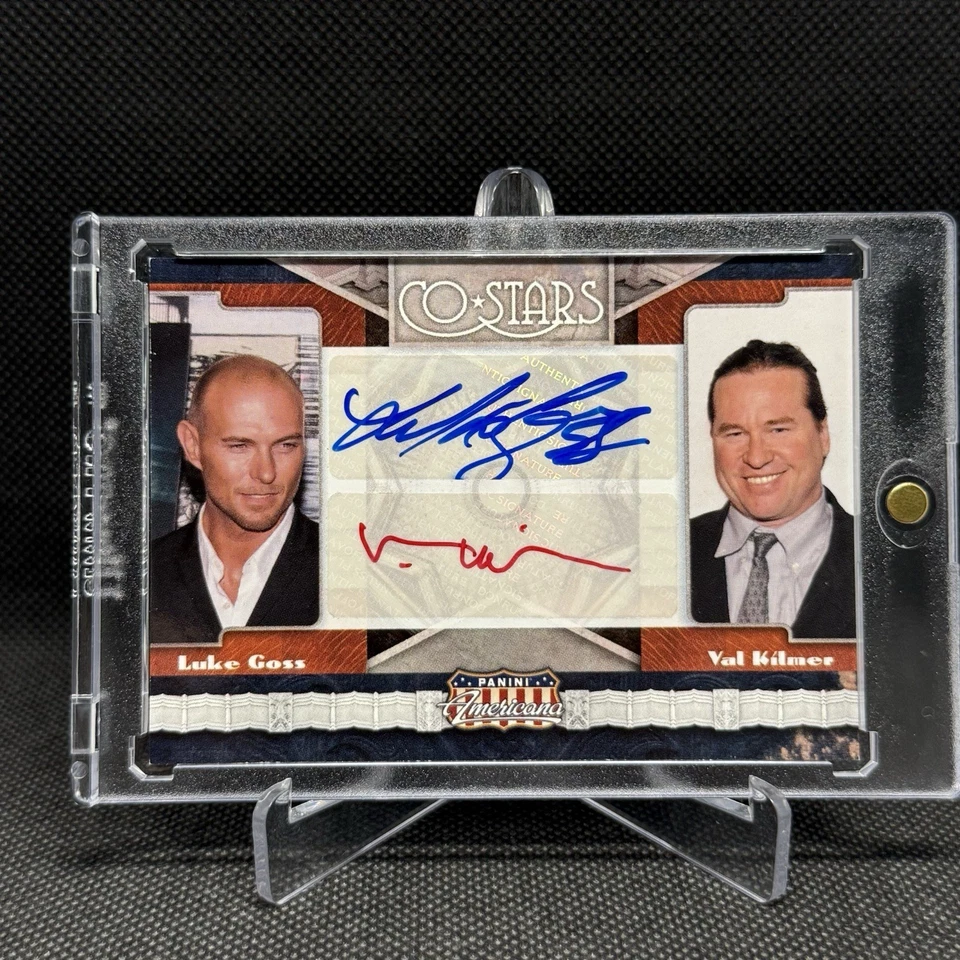 Val Kilmer Luke Goss 2011 Panini Americana Autógrafo Auto-Estrellas 20/20 Foto 1 de 2