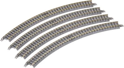 TOMYTEC TOMIX N Gauge Curved Rail C243-45 F Set of 4 1855 Railway Model Sup - Image 1 of 2