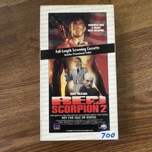 Red Scorpion 2 VHS 1994 Screening Cassette RARE - Bild 1 von 3