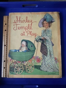 Shirley Temple At Play 1935 Soft Cover Book No.1712 - Picture 1 of 8