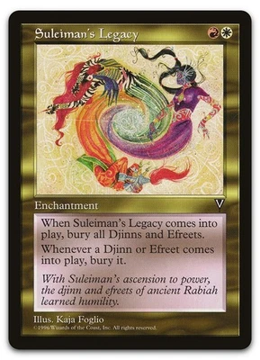 Suleiman's Legacy (LP) Visions VIS Magic MTG - Image 1 of 2