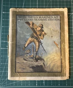 WW1 USMC Rare 1918 Paris Island Booklet - Picture 1 of 6
