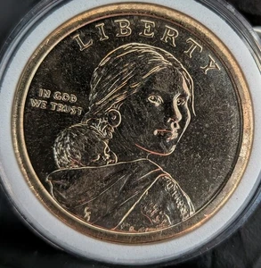 Moneda de dólar satinado 2009 P nativo americano Sacagawea gema Estados Unidos como nueva - Imagen 1 de 4