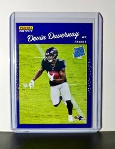Devin Duvernay Rookie 2020 Panini NFL #32 Rated Rookie Card Baltimore Ravens - Picture 1 of 6
