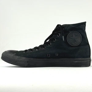 Converse Chuck Taylor All Star Canvas Sneakers Hi Top Black Men 9.5 / Women 7.5 - Picture 1 of 17