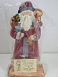 Joretta Headlee Saint-To-Claus JULEMAND pintado a mano 1992 - Imagen 1 de 12