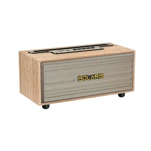 Enceinte sans fil Bluetooth 8W Bronx, Station Smartphone Design Retro/Gris - Imagen 1 de 3
