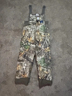 Realtree Men's Insulated Bib Overalls M Cammo Hunting Pants Winter Size Medium - Image 1 of 4