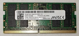 MICRON MTC8C1084S1SC56BD1 16GB (x64, SR) 262-Pin DDR5 SODIMM/CSODIMM - Afbeelding 1 van 2