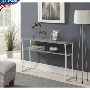X-Calibur Console Table Shelf Storage Indoor Easy Assembly Rectangular Design US - Picture 1 of 5