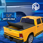 For 97-04 Ford F150 6.5' Truck Bed Vinyl Soft Tri-Fold Tonneau Cover w/Fix Clamp