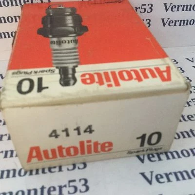 One Box of Ten + One Autolite 4114 Spark Plugs for a total of Eleven - Image 1 of 3