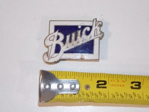 Vtg 1926 1927 Buick Car Vehicle Radiator Enamel Emblem Badge Nameplate Script - Picture 1 of 5