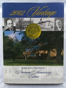 Anuario universitario Bob Jones 2002 vintage aniversario diamante 75 años  - Imagen 1 de 11