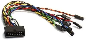 Supermicro CBL-0084L Front Control Cable - 6" - 16-pin - For Chassis - Foto 1 di 1