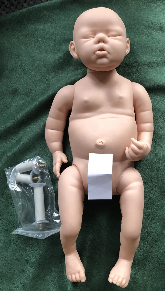 Rebornpuppen-Bausatz Miron von Bonnie Leah Sieben, Soft Line, mit Vinyl-Körper - Bild 1 von 1