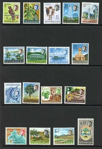 Seychelles SG196/212 Set (Ex 30c which was issued later) U/M Cat 70 pounds - Picture 1 of 1