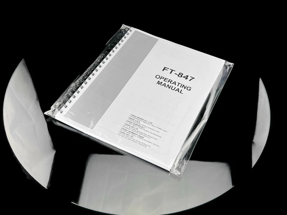 Yaesu FT-847 Transceiver Instruction Manual Operating Guide Coil Bound - Image 1 of 2