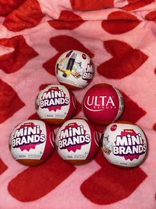 Bundle Of 6 Mini Brand x Ulta Beauty Series 1 Ball Makeup Zuru (6 UNOPENED) - Picture 1 of 1