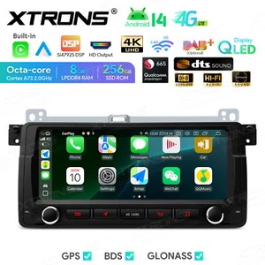 Android 14 Autoradio Octa Kern 8GB+256GB IPS DSP GPS Navi Bluetooth für BMW E46 - Bild 1 von 20