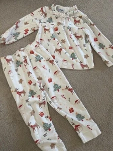 JoJo Maman Bebe Girls Christmas Pyjamas - Age 2-3 Years - Picture 1 of 5