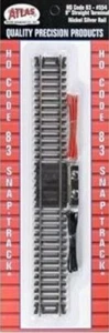 Atlas 554 HO Code 83 Straight Terminal Track - Picture 1 of 1