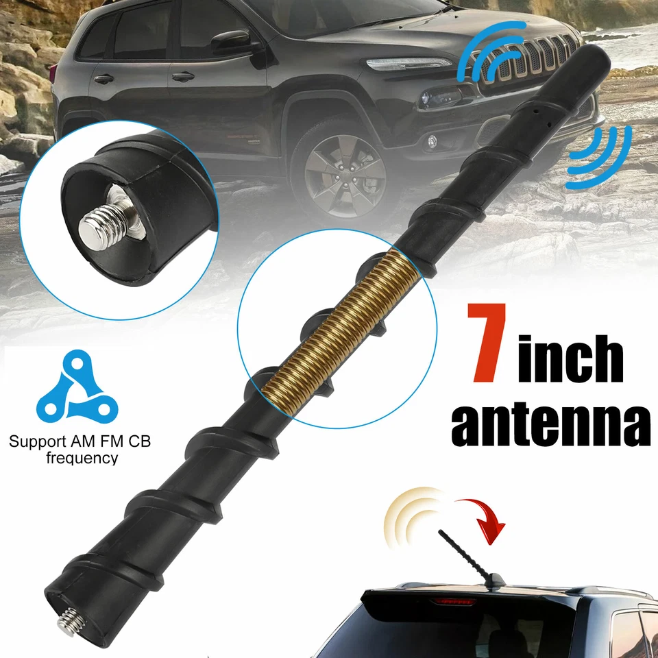 7inch Radio Signal Antenna Mast For Jeep Cherokee Liberty Dodge Journey Avenger - image 1 of 4