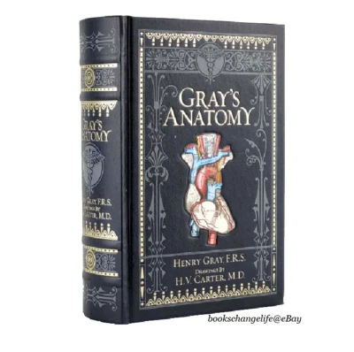 GRAY'S ANATOMY by Henry Gray Deluxe Collectible Bonded Leather *NEW SEALED* - Image 1 of 4