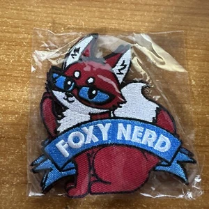 Foxy Nerd 3,6"x3,75" Patch - Bild 1 von 1
