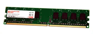 2 GB DDR2-RAM 240-pin PC2-5300U non-ECC  'Komputerbay'  Low Density single-sided - Afbeelding 1 van 2