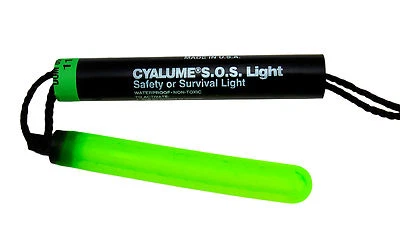 British Army Surplus Cyalume Safety Survival Signal SOS 8 Hour Light Glow stick