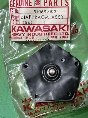 DIAFRAGMA PETCOCK KAWASAKI H1 H2 750 KH 500 51069-001 Tripletuff NOS Foto 1 de 4