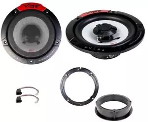 VW Beetle Front Door Speaker Upgrade Kit PULSE 6 Coaxial 180w 165mm 6.5" - Picture 1 of 4