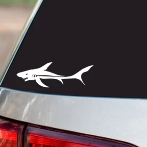 Shark Sticker S3 All size regular and Chrome Mirror Vinyl Colors - Picture 1 of 2
