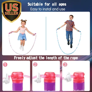 Led Jump Rope for Girls Kids -Glowing Jump Ropes Flashing Colorful Exercise S... - Picture 1 of 6