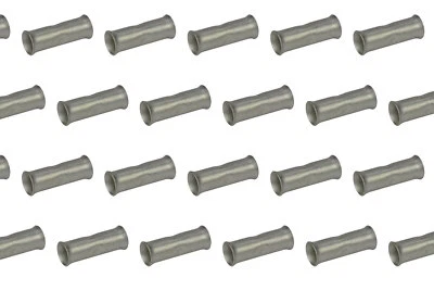 1/0 AWG TEMCo Butt Splice Connector Tin Plated Copper Uninsulated Gauge. 50 Pack - Image 1 of 4