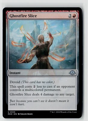 MTG Modern Horizons 3 Ghostfire Slice x4 NM Uncommon - Image 1 of 2